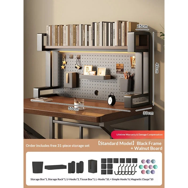 Pegboard Desktop Shelf Organizer
