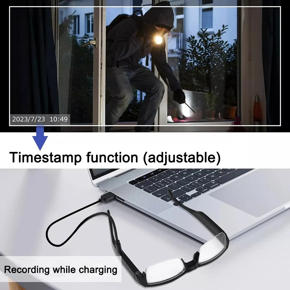 HD Camera Smart Glasses, Hands-Free