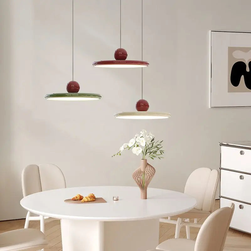 Saucer Pendant Light, Warm-to-Cool LED