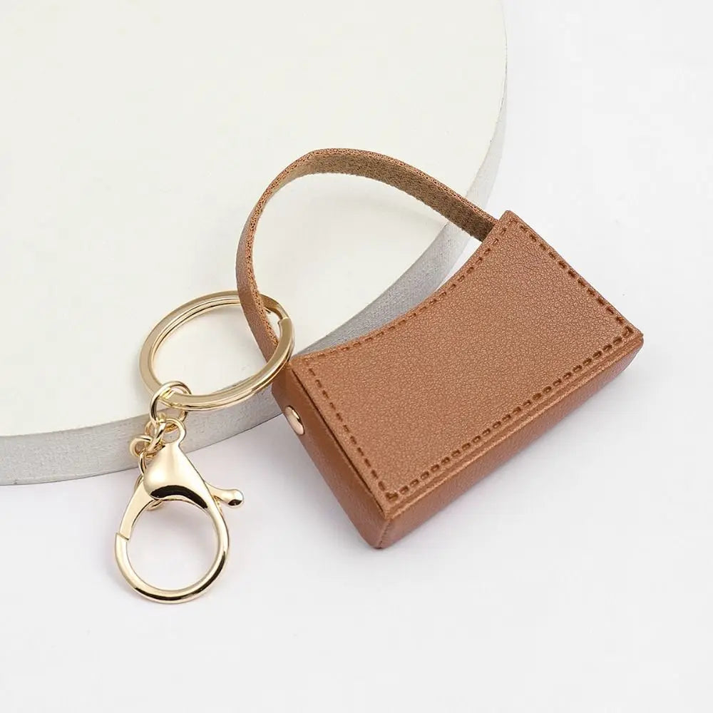 Candy Color Bag Charm Keychain