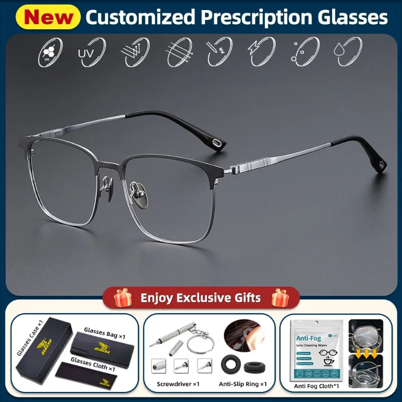 BLMUSA Titanium Reading Glasses