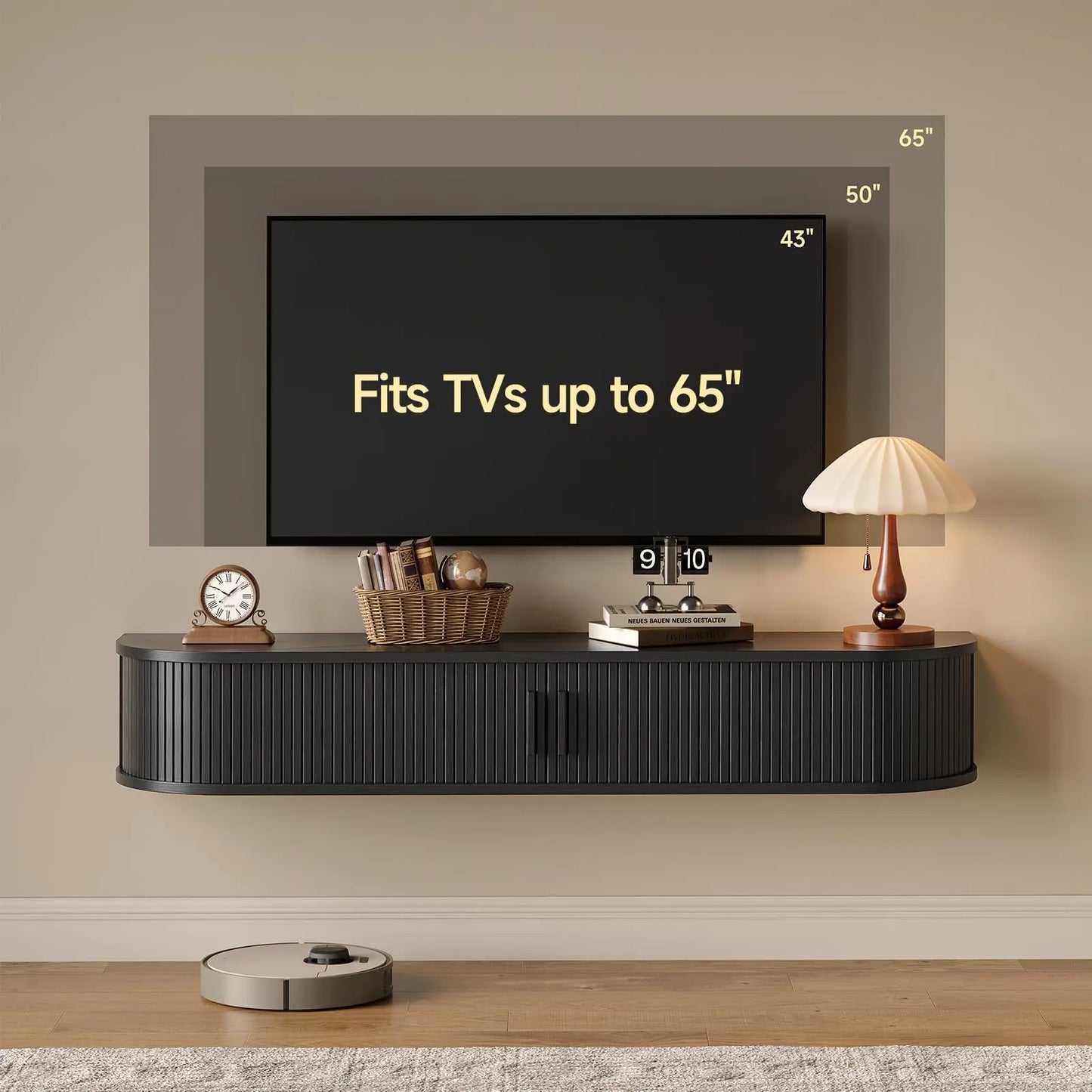 Aldric Floating Media Console