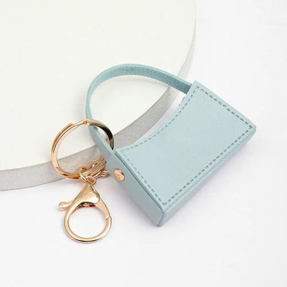 Candy Color Bag Charm Keychain