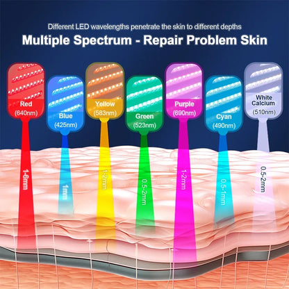 LED Photon Face Mask with Nano Mist Spray
