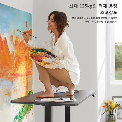 Motorized Electric Sit-Stand Computer Desk