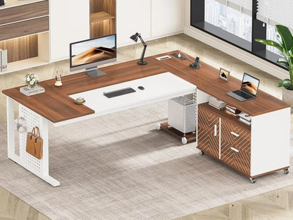 Monarch Executive L-Shaped Desk