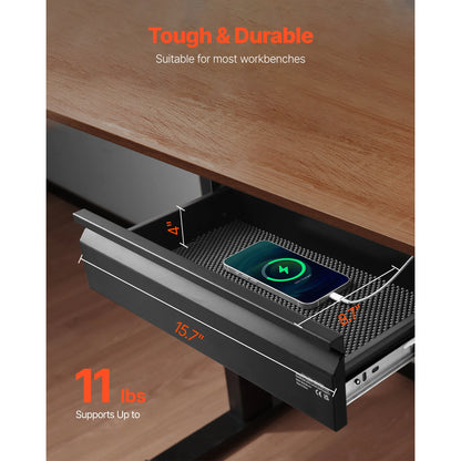 Under-Desk Slide-Out Drawer