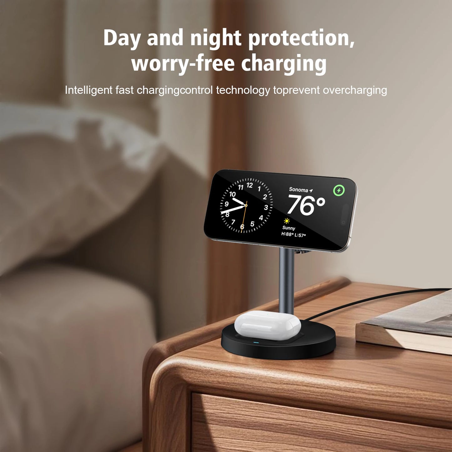 MagFusion Pro 3-in-1 Magnetic Wireless Charging Station