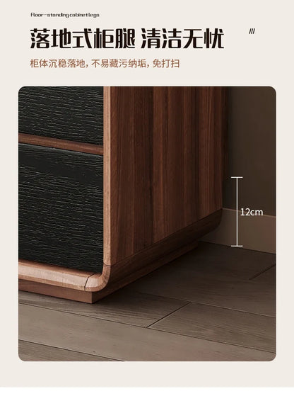 Modern Wood Storage Display Cabinet