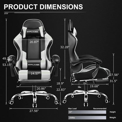 Pearl White Gaming Chair