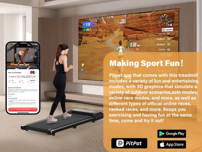 2.5HP Under-Desk Walking Treadmill