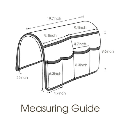 SofaPocket Armrest Organizer Bag