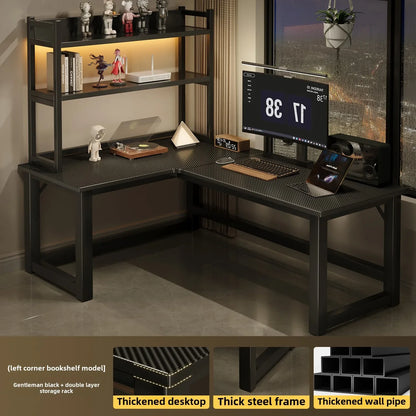 Integrated Bookshelf Writing Desk