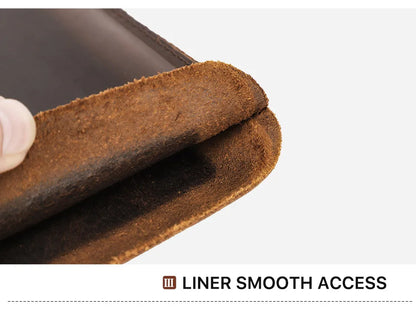 Luxury Genuine Leather Laptop Sleeve