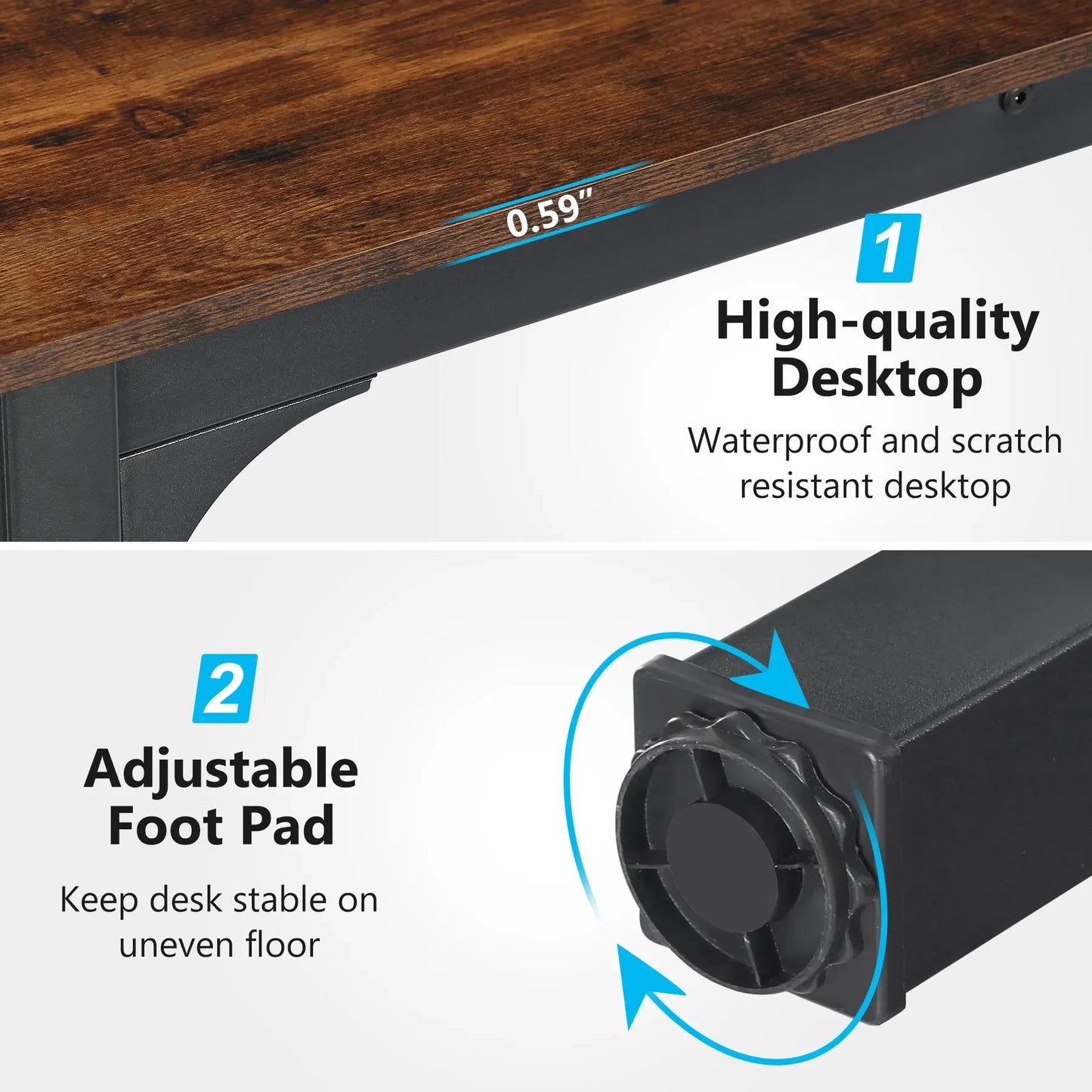 Tribesigns 78.7" Extra-Long Dual Workstation Desk