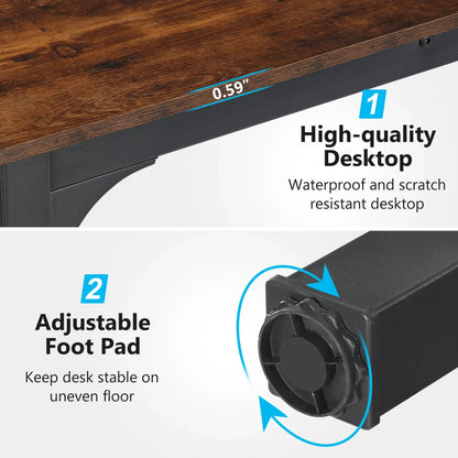 Tribesigns 78.7" Extra-Long Dual Workstation Desk