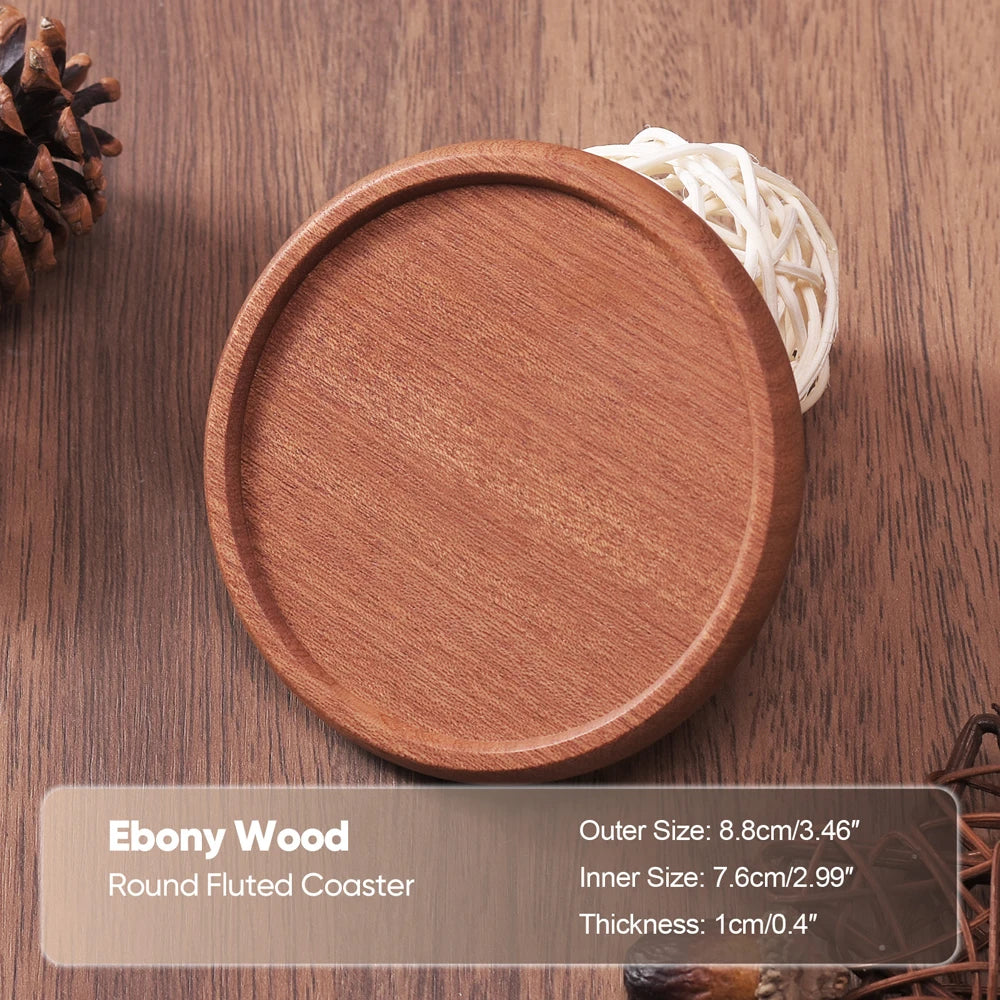 Solid Wood Round Coaster