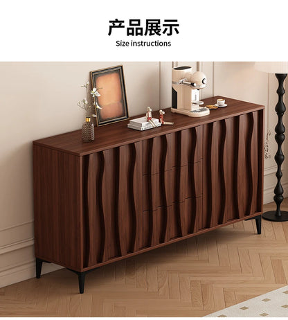 Mid-Century Luxury Living Room Cabinet