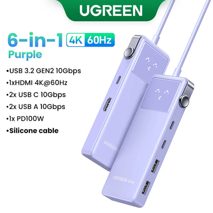 UGREEN 6-in-1 Docking Station