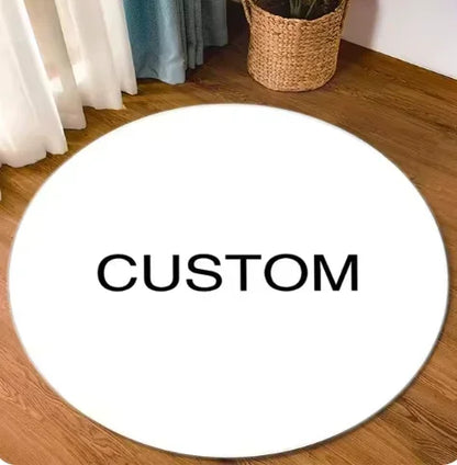 GameRoom Round Decorative Rug