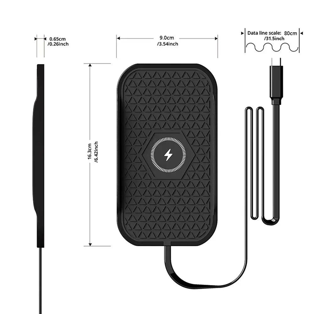 Non-Slip Silicone Car Charging Pad
