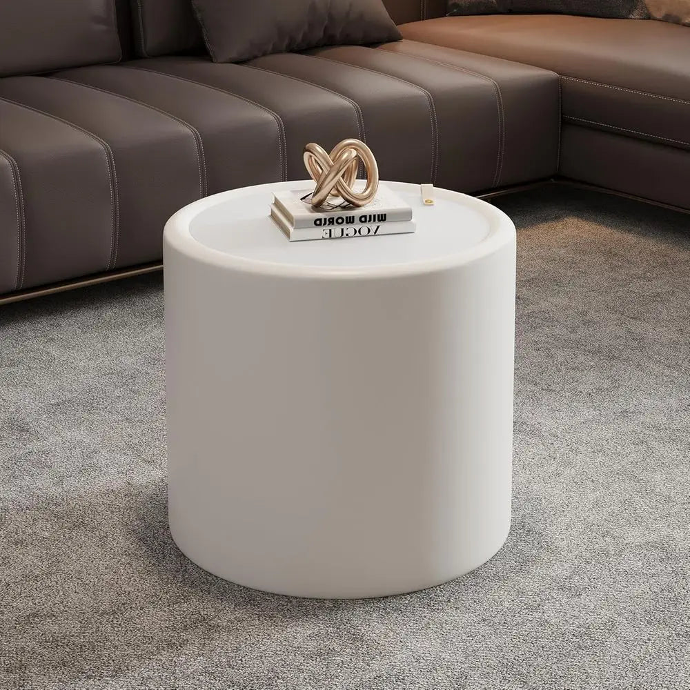 Solace Glass-Top Storage Table