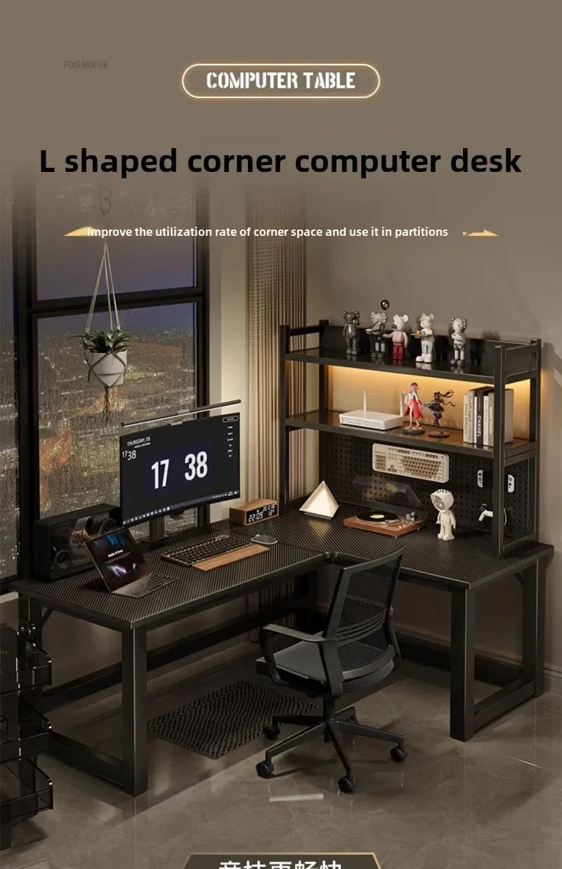 Integrated Bookshelf Writing Desk