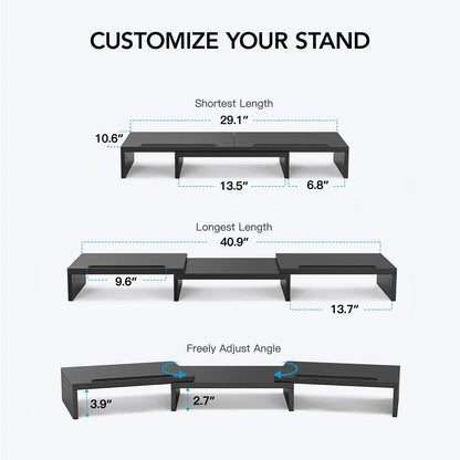 Dual Monitor Stand Riser