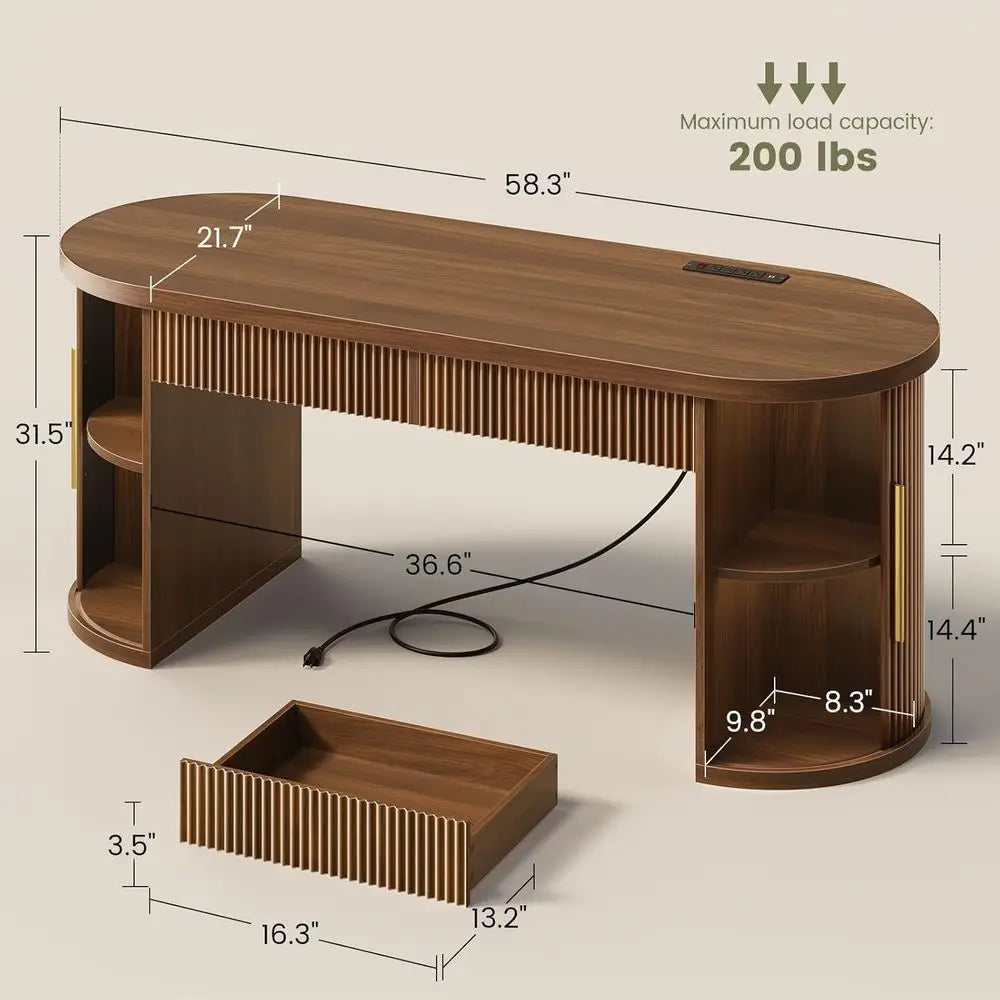 Bramford Sliding Door Desk