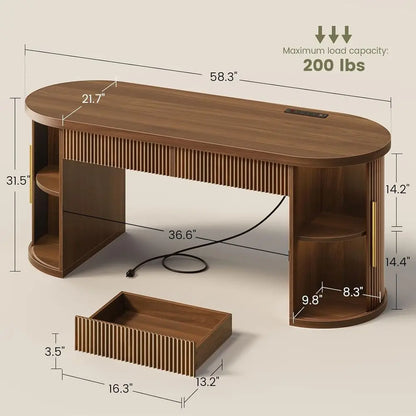 Bramford Sliding Door Desk