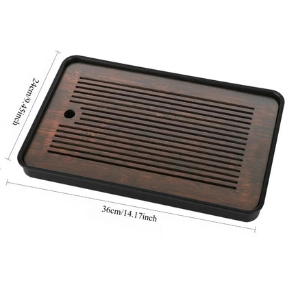Detachable Bamboo Tea Tray