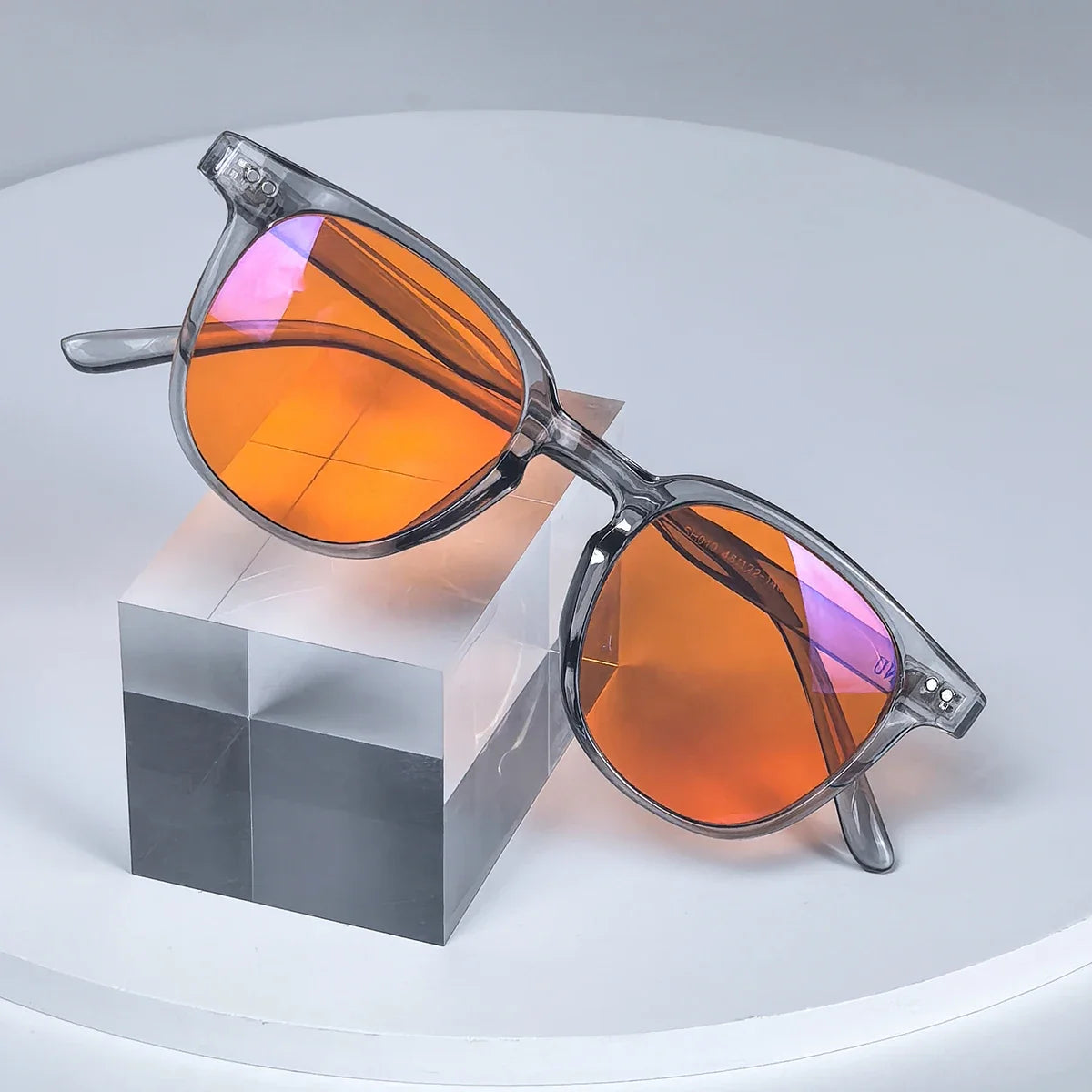 SHINU Women's Red Lens Glasses