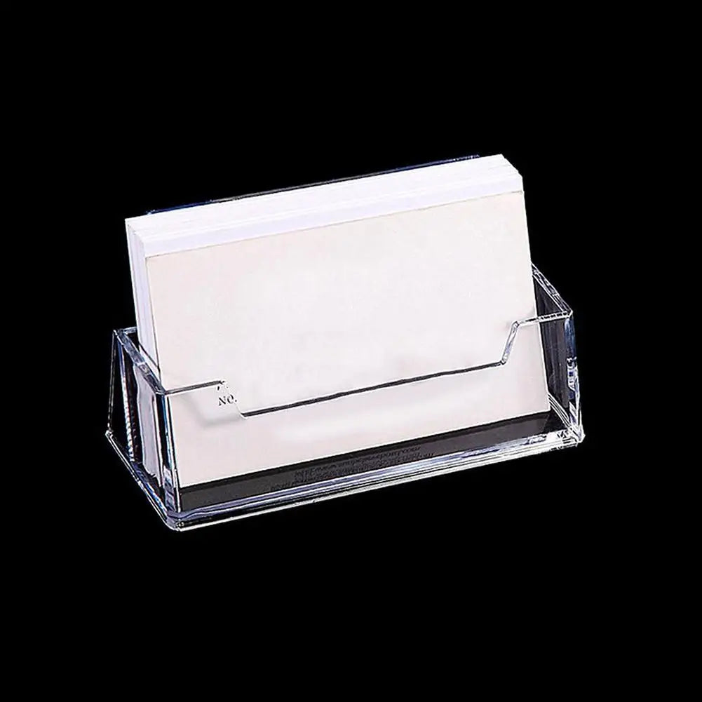 DeskAcrylic Clear Card Display Stand
