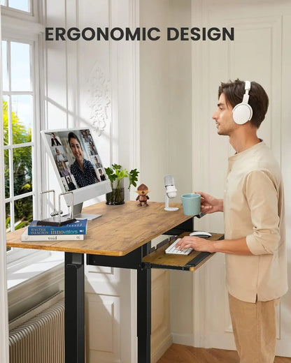 Ergove Standing Desk with Keyboard Tray