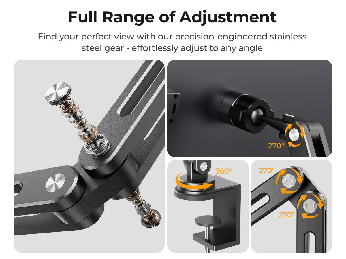 ProCharge Magnetic iPad Desk Mount & Charging Stand