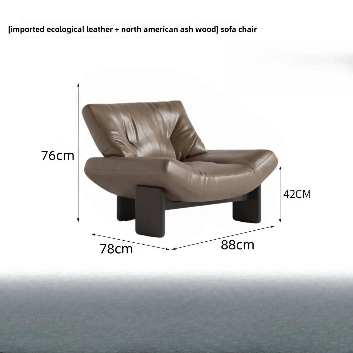Ergove Italian Leather Leisure Chair