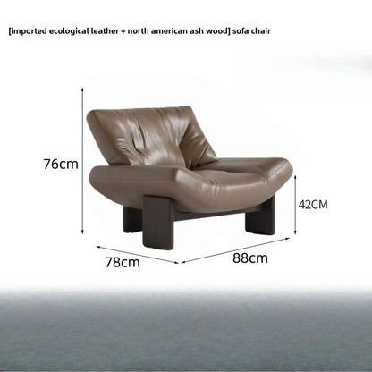 Ergove Italian Leather Leisure Chair