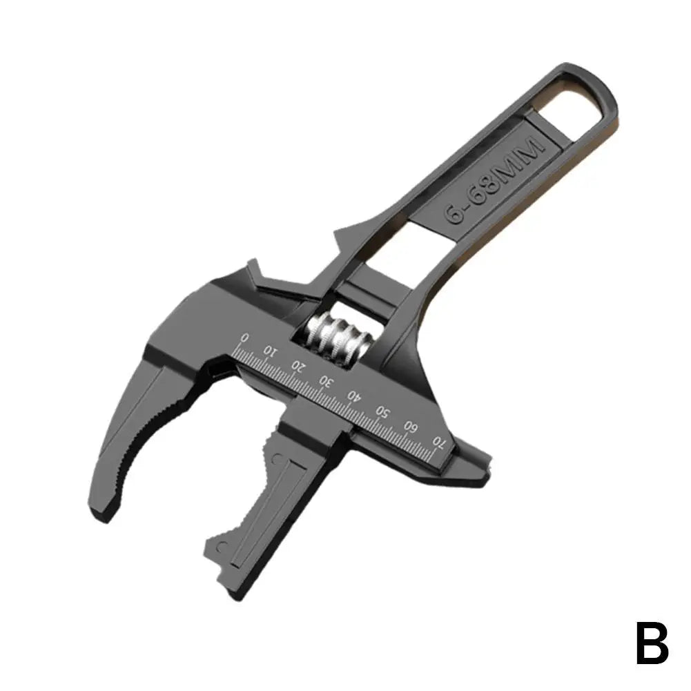 Adjustable Pipe Wrench & Nut Key Set