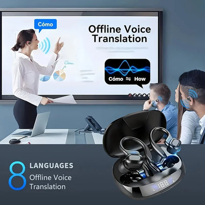 Ear-Hook AI Translation Earbuds