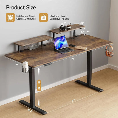 Ashworth Dual-Monitor Standing Desk
