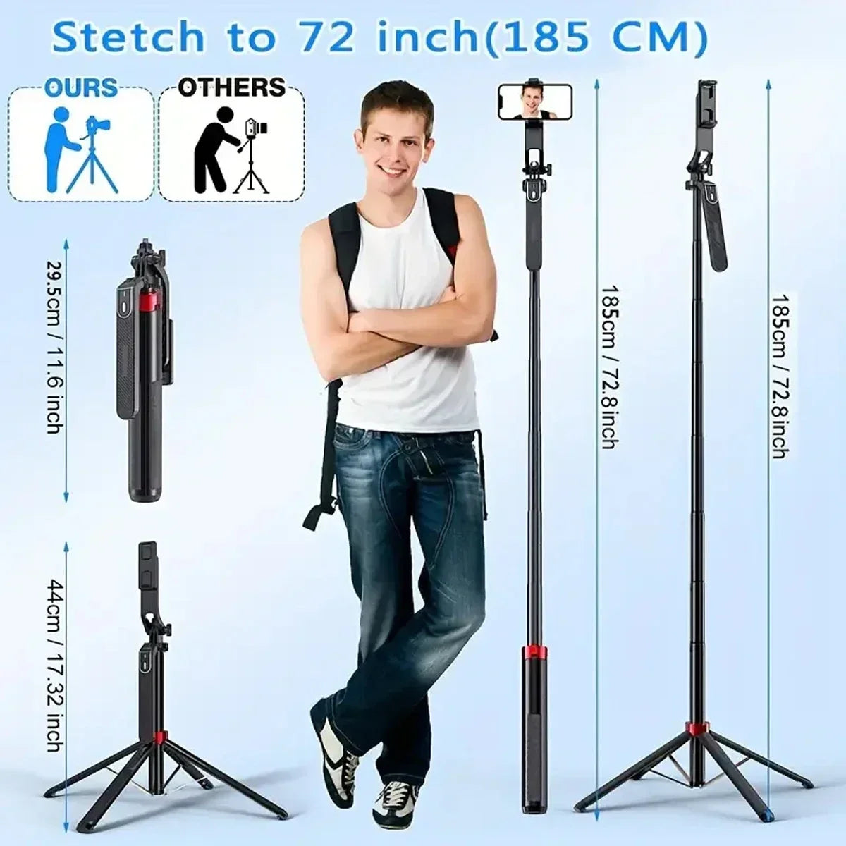 Wireless Remote Camera Tripod