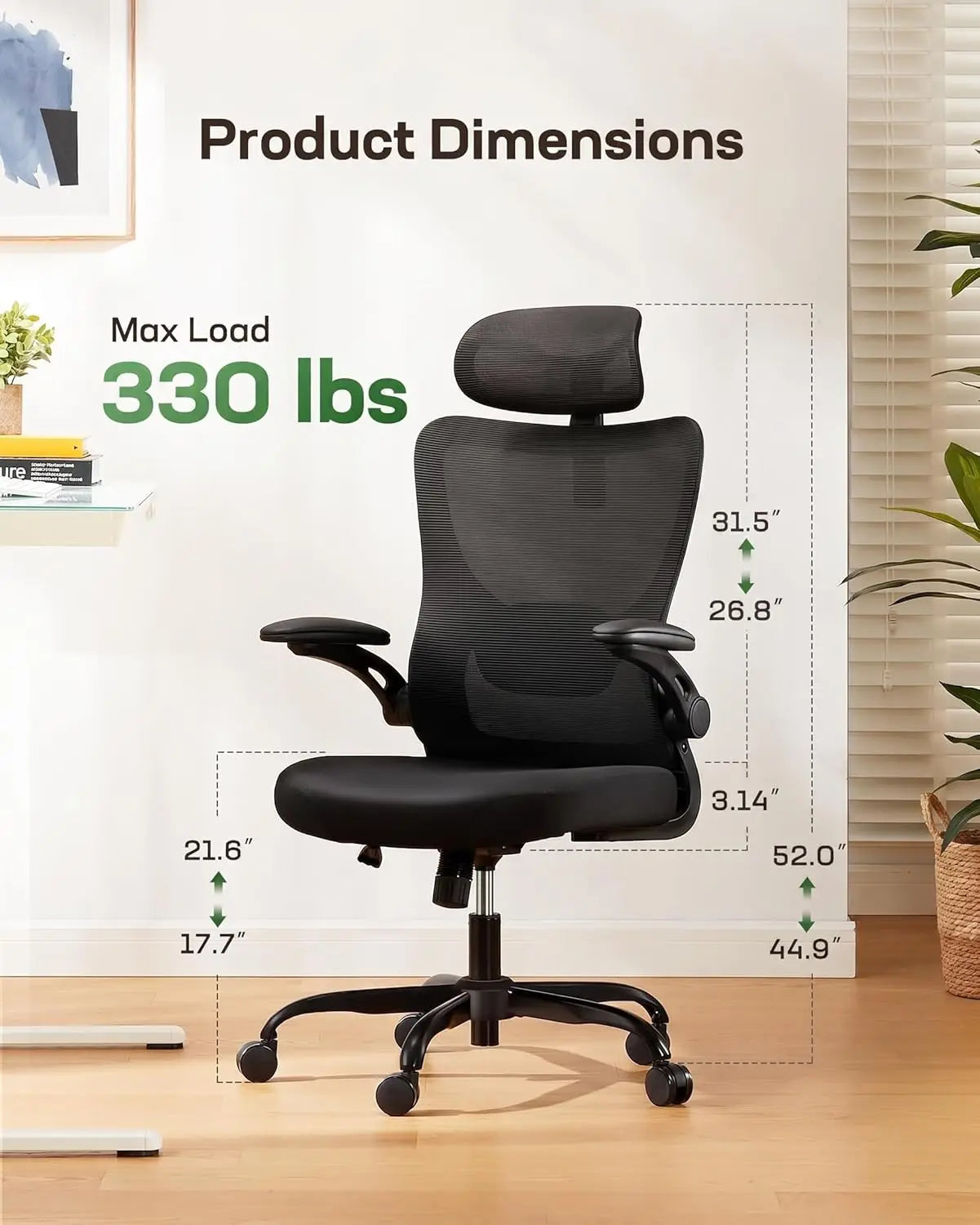 High-Back Mesh Office Chair