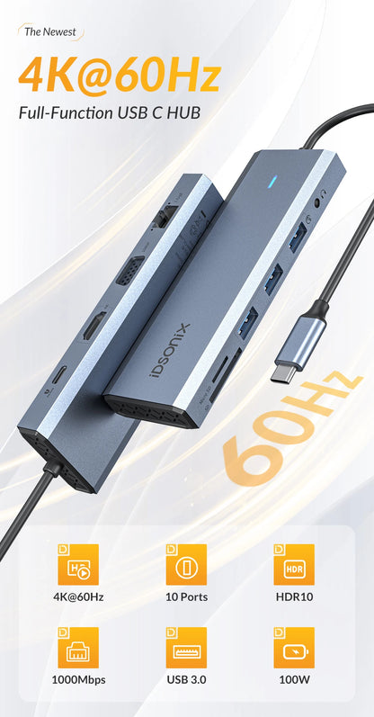 iDsonix 15-in-1 Docking Station