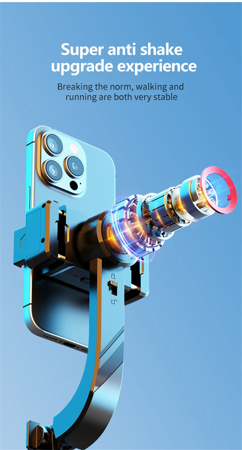 Wireless Bluetooth Gimbal Tripod