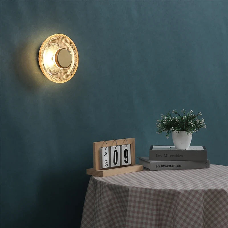 A Glass Disc That Glows From Within