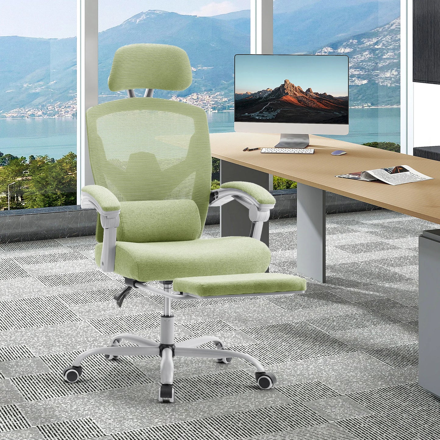 Tall Reclining Ergonomic Office Chair