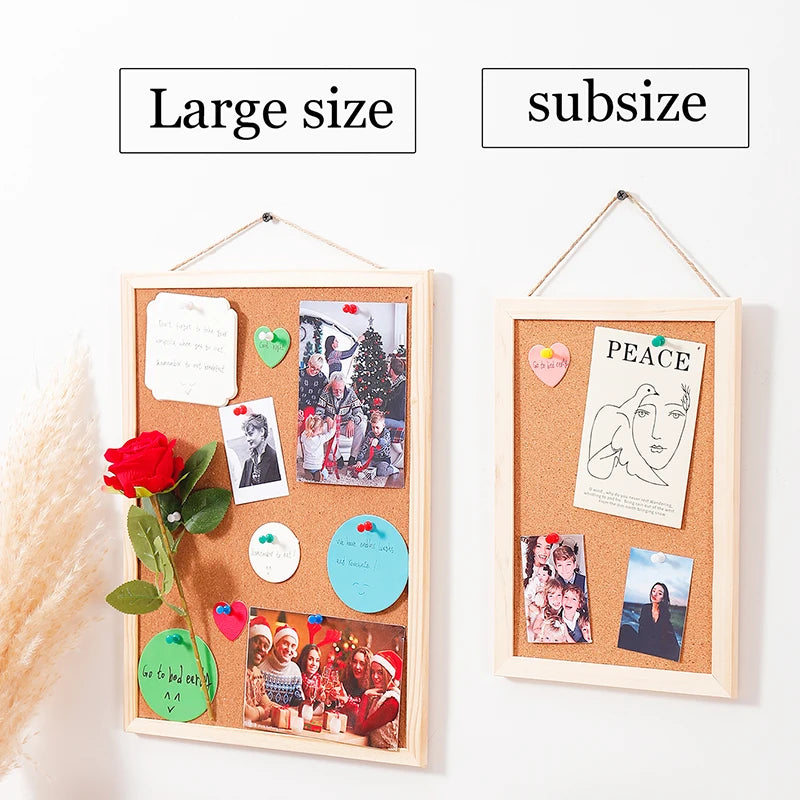 PinWall Cork Display Photo Board