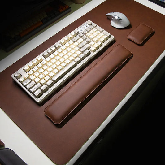 LuxPad Waterproof PU Desk Mat Set