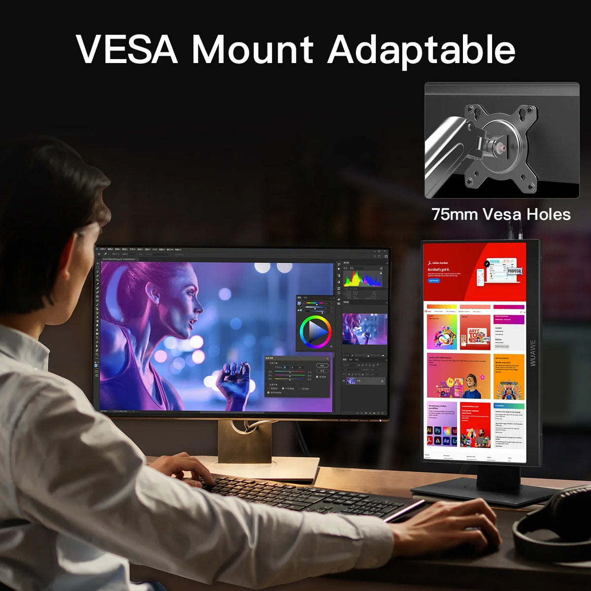 15.6" Portable USB-C Monitor for Travel