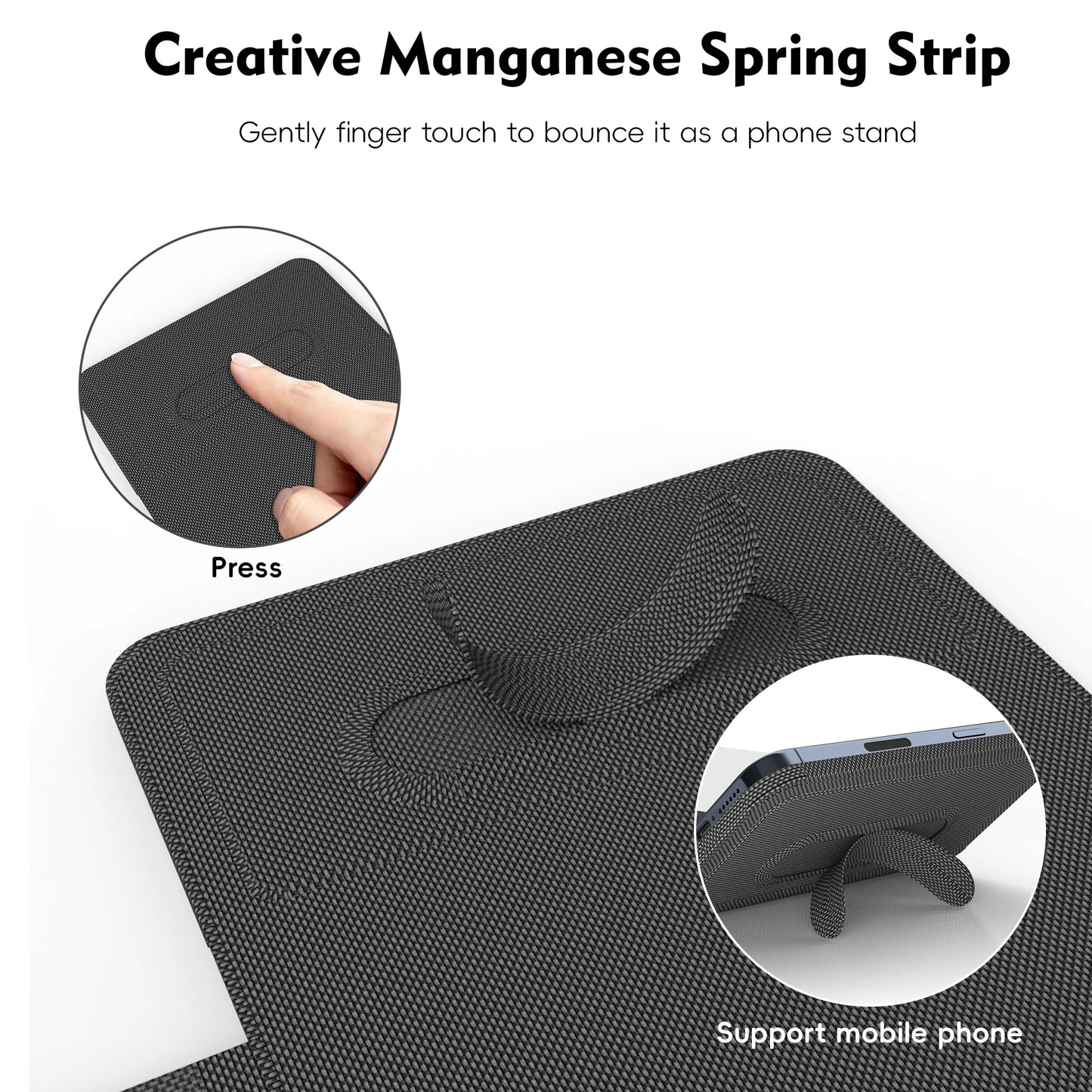 Foldable Charging Mouse Pad with Writing Tablet